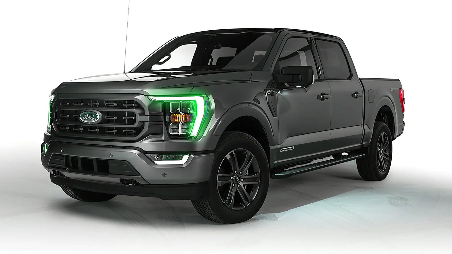 Oracle Lighting 2021-2022 Ford F-150 ColorSHIFT(tm) RGB+W Headlight DRL Upgrade Kit by Oracle Lighting