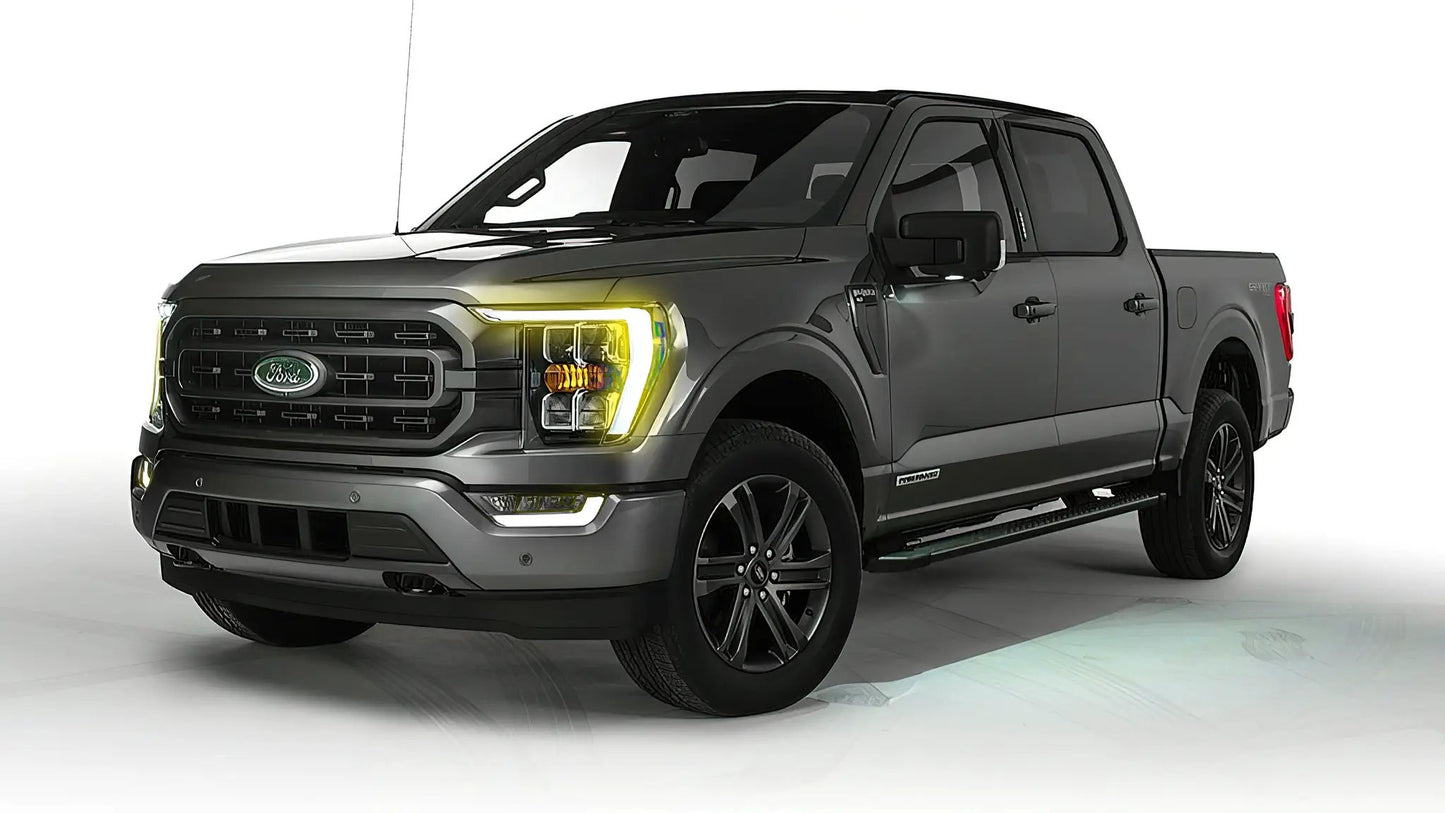 Oracle Lighting 2021-2022 Ford F-150 ColorSHIFT(tm) RGB+W Headlight DRL Upgrade Kit by Oracle Lighting