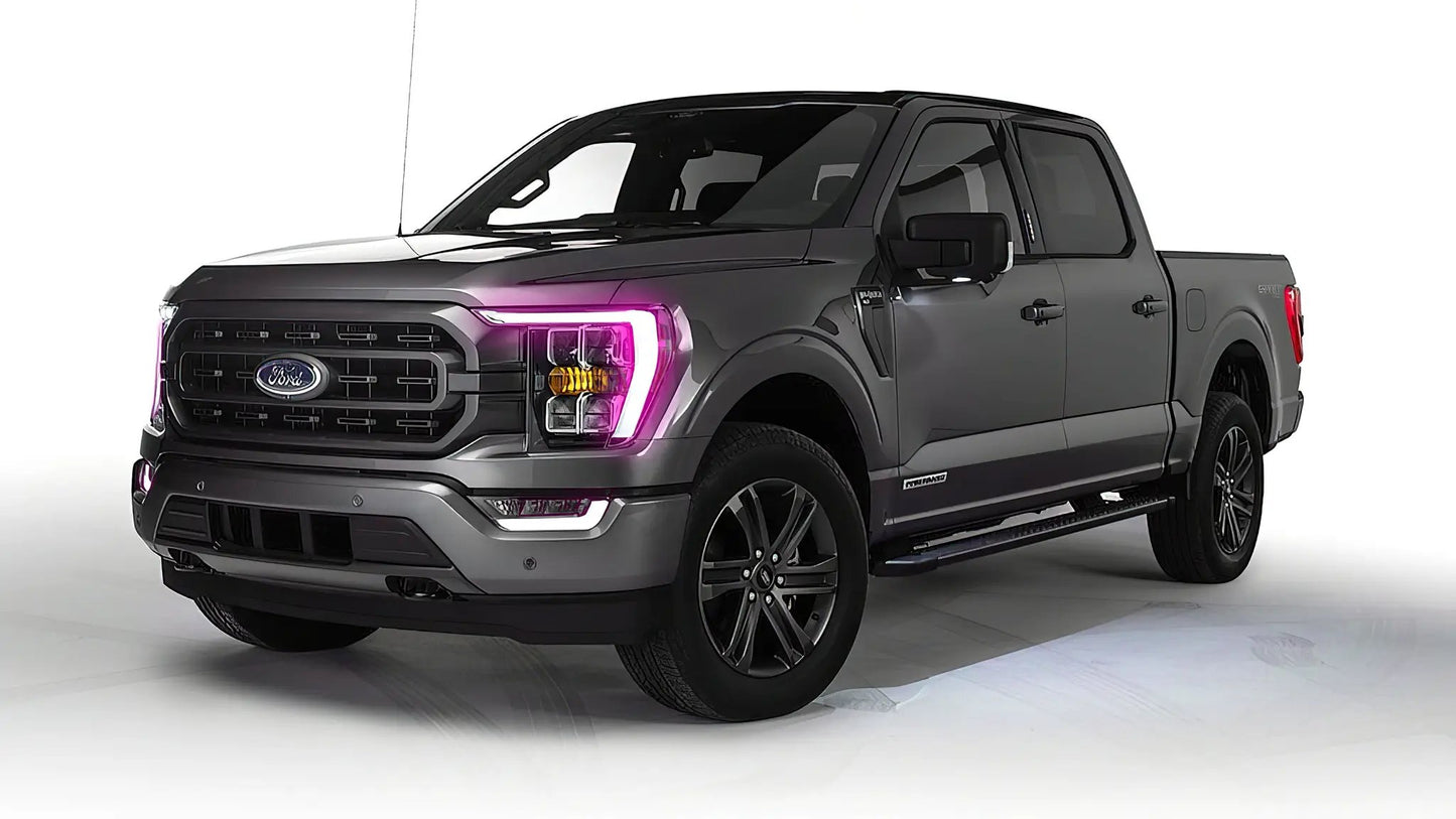 Oracle Lighting 2021-2022 Ford F-150 ColorSHIFT(tm) RGB+W Headlight DRL Upgrade Kit by Oracle Lighting
