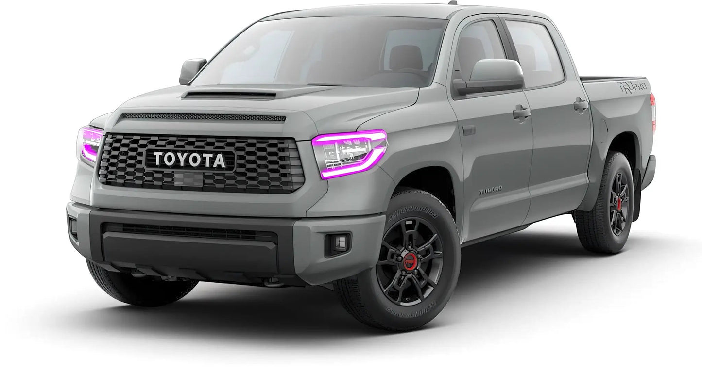 Oracle Lighting 2018-2021 Toyota Tundra Dynamic ColorSHIFT(tm) Headlight DRL Upgrade Kit by Oracle Lighting