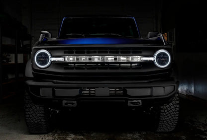 Oracle Lighting 2021-2022 Ford Bronco ColorSHIFT(tm) Headlight Halo Kit w/DRL Bar - Base Headlights by Oracle Lighting