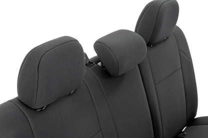 Rough Country Seat Covers | FR & RR | Crew Cab | Toyota Tacoma 2WD/4WD (2005-2015) by Rough Country