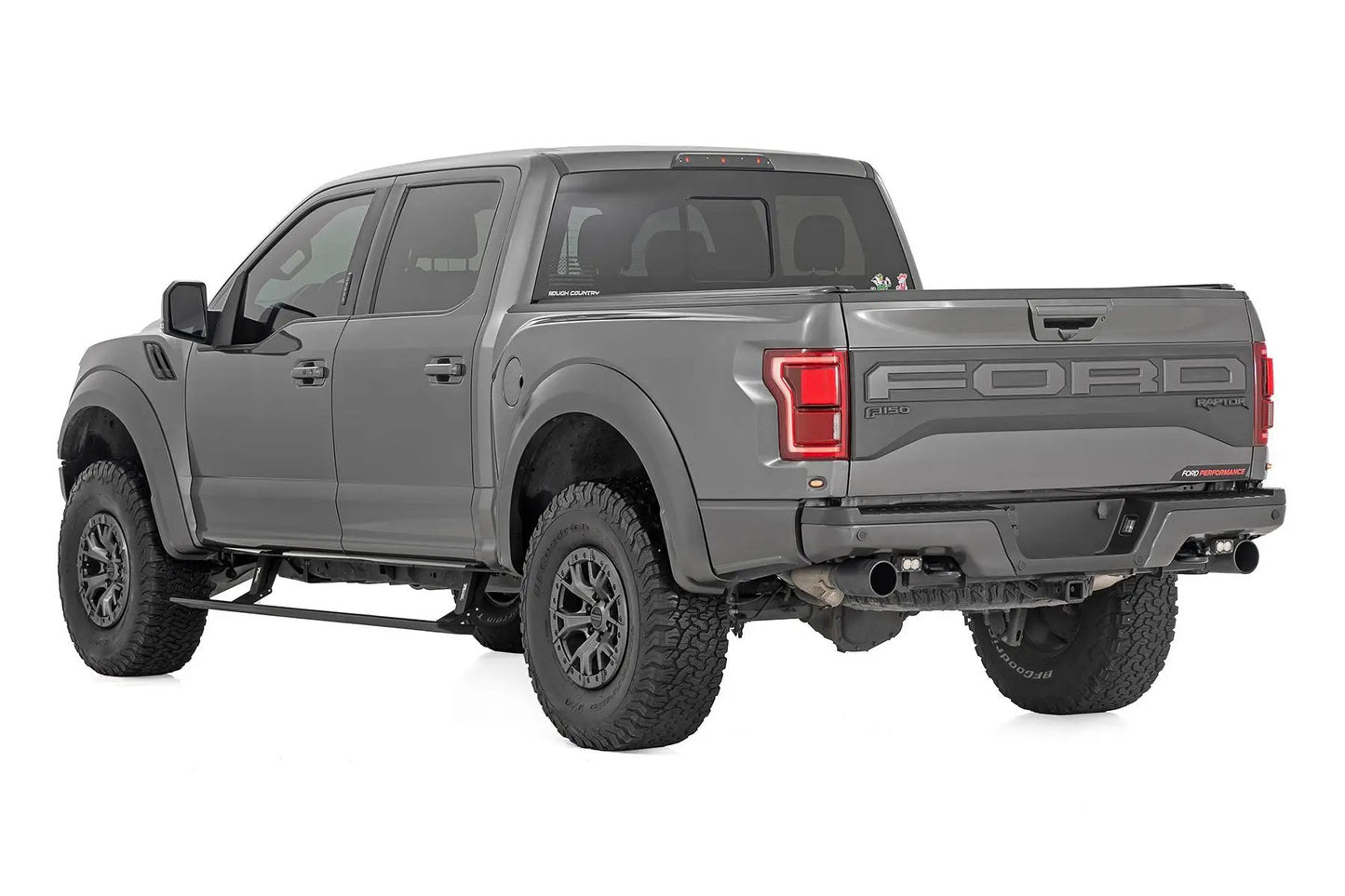 Rough Country Power Running Boards | Dual Electric Motor | Crew Cab | Ford F-150/Lightning/F-250/F-350/Raptor (15-26) by Rough Country