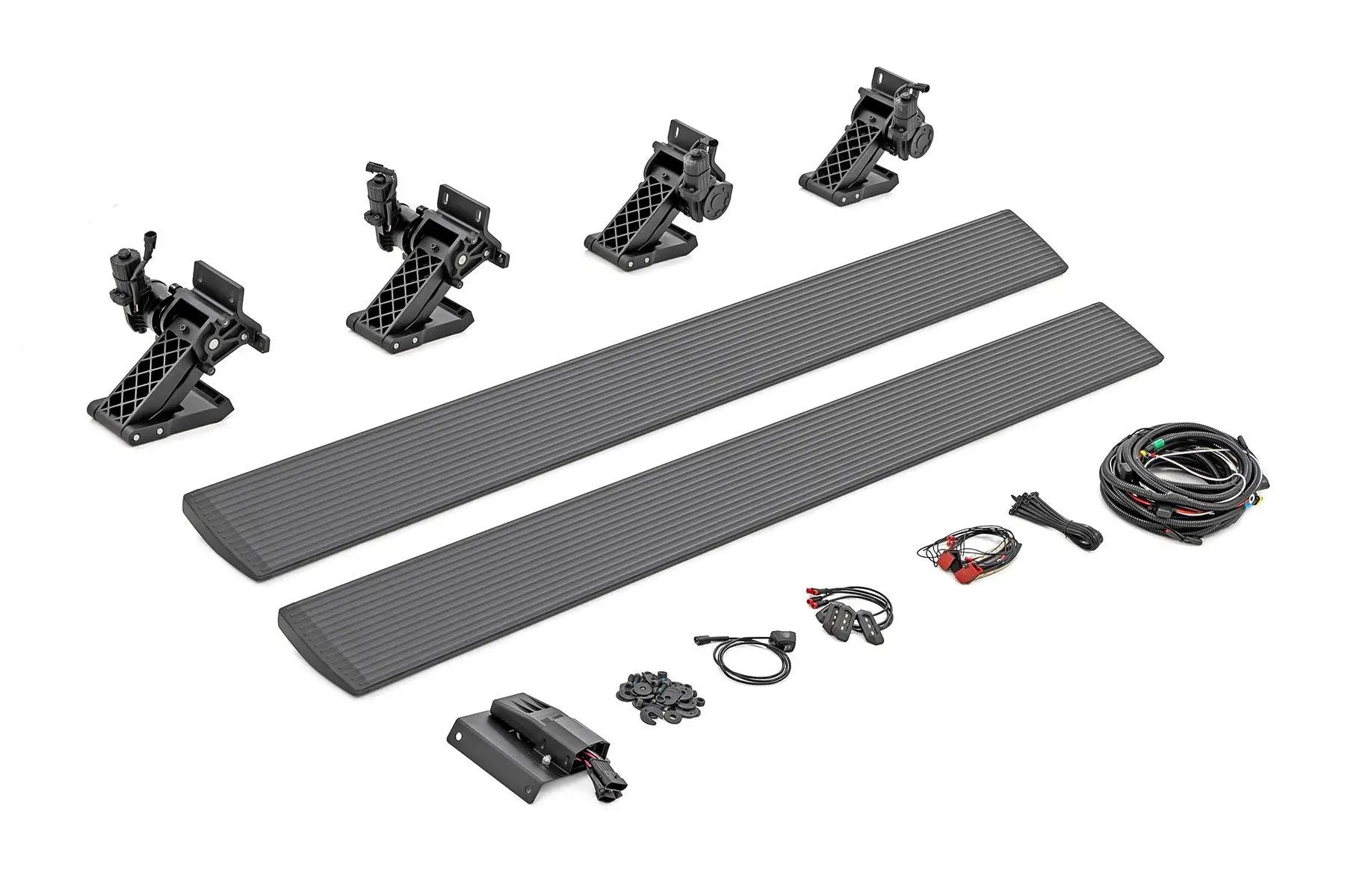 Rough Country Power Running Boards | Dual Electric Motor | Crew Cab | Ford F-150/Lightning/F-250/F-350/Raptor (15-26) by Rough Country