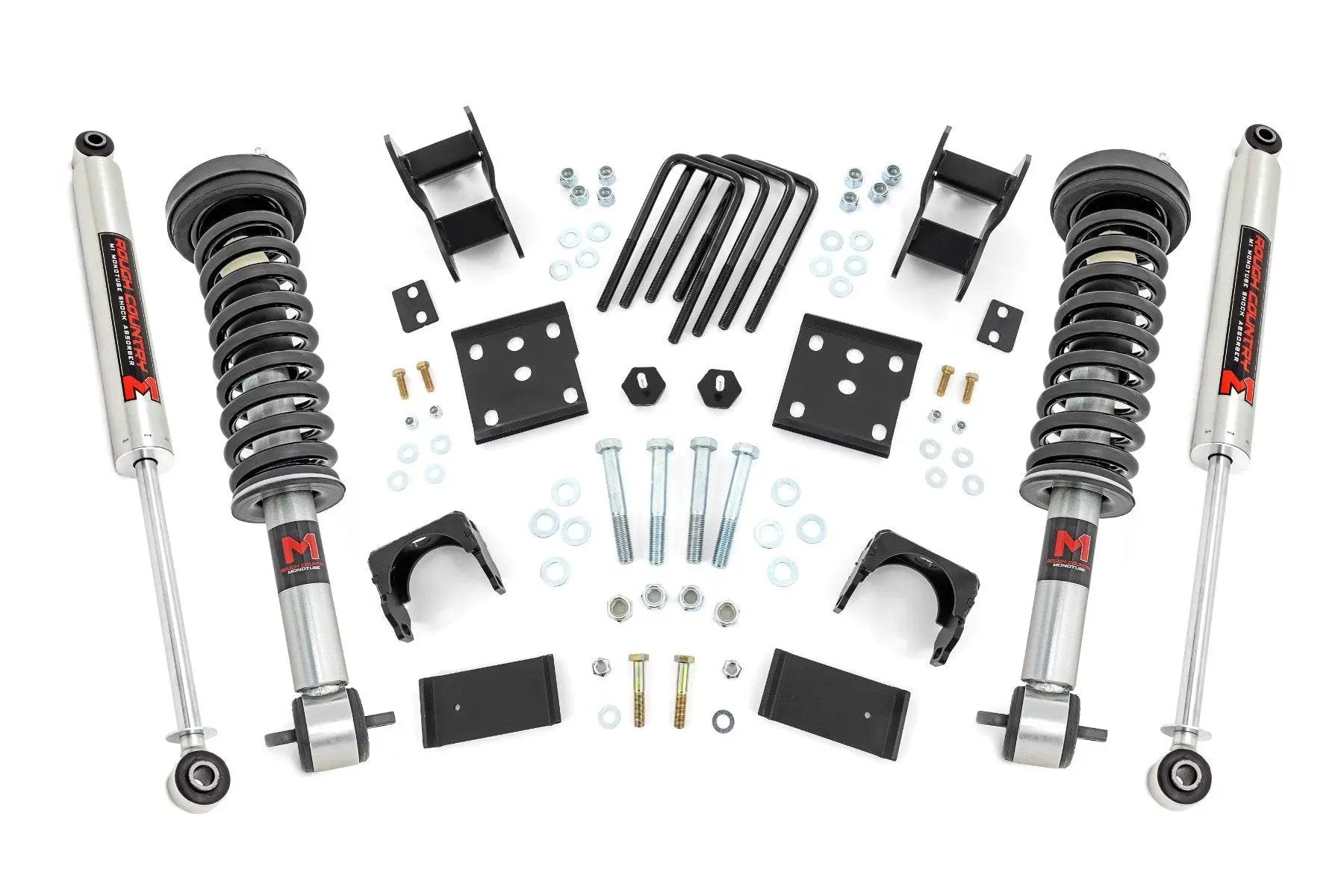 Rough Country 2 Inch Lowering Kit | 4 Inch Rear Lowering | M1 | Ford F-150 4WD (2015-2025) by Rough Country