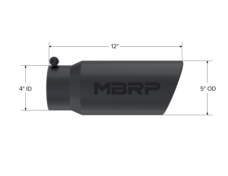 MBRP Univ Exhaust Tips BLK by MBRP