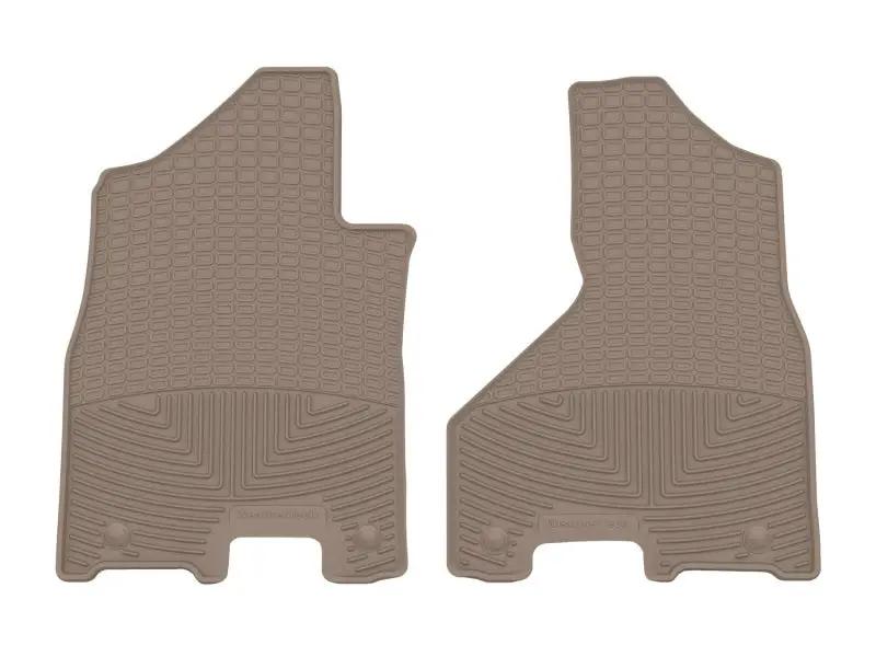WeatherTech WT Rubber Mats - Front - Tan by WeatherTech