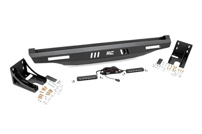 Rough Country Bumper | Rear | 6" Black Slimline LED Pair | Multiple Makes & Models (Can-Am/Polaris) by Rough Country