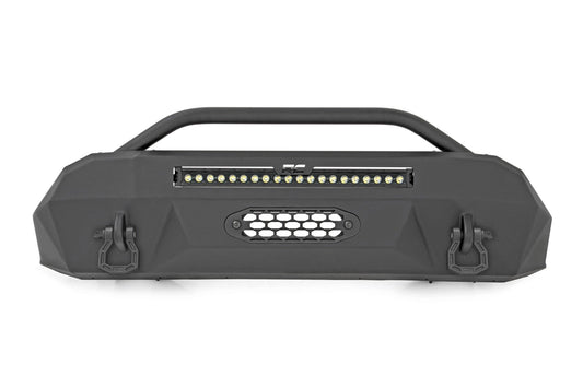 Rough Country Front Bumper | Hybrid | 20" Blk DRL LED | Toyota Tacoma 2WD/4WD (2016-2023)