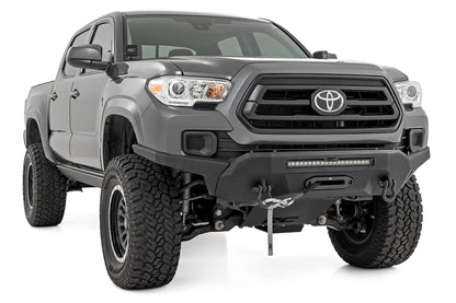 Rough Country Front Bumper |High Clearance | Hybrid | 20" Blk LED | Toyota Tacoma (16-23)