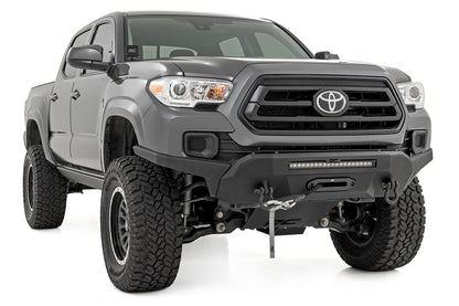 Defensa delantera | Alto despeje | Cabrestante Serie Pro de 12000 lb | Cable sintético Toyota Tacoma 4WD (16-23)