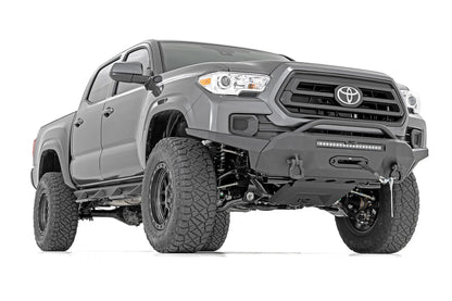 Передний бампер | Высокий клиренс | Гибридный | 20" Черный DRL LED | Toyota Tacoma (16-23)