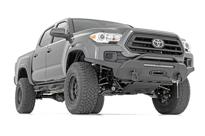 Rough Country Front Bumper | Hybrid | 20" Blk White DRL LED | Toyota Tacoma 2WD/4WD (16-23) by Rough Country