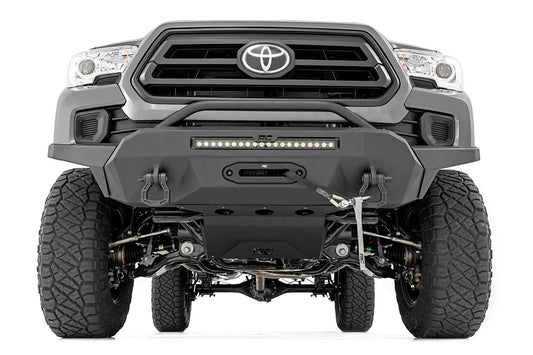 Defensa delantera | Alto despeje | Híbrida | LED negro de 20" | Toyota Tacoma (16-23)