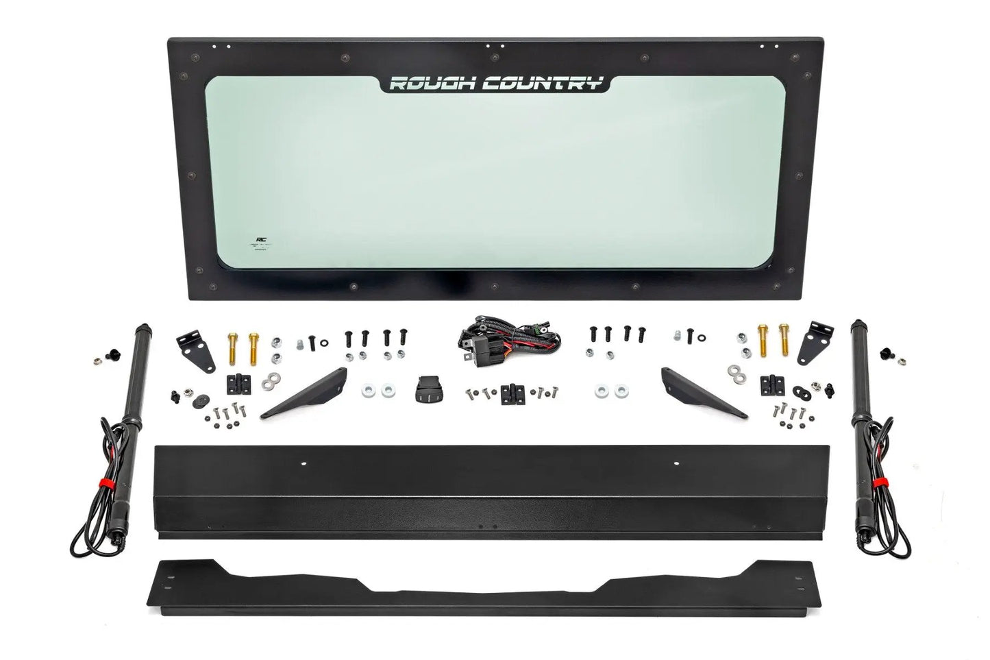 Rough Country Electric Tilt Windshield | Glass | Honda Pioneer 1000 by Rough Country
