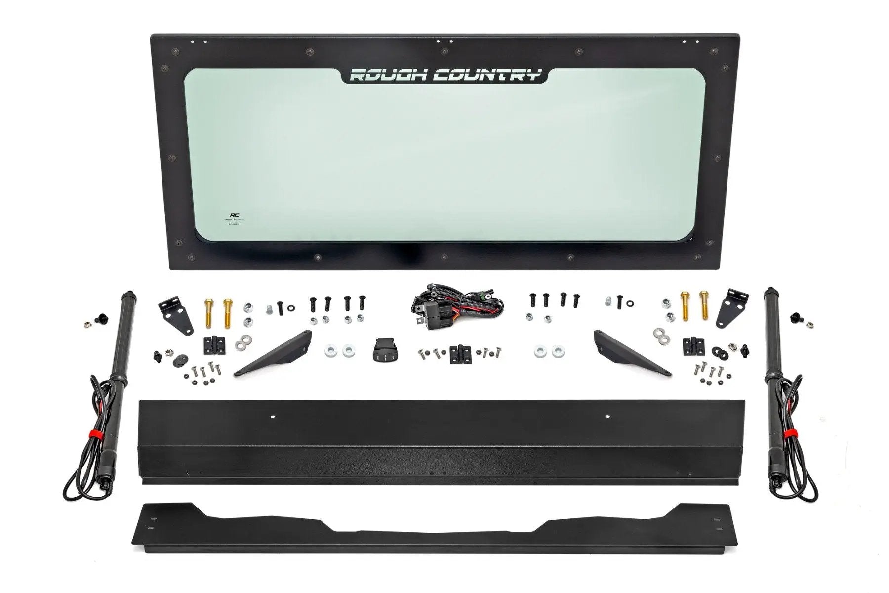Rough Country Electric Tilt Windshield | Glass | Honda Pioneer 1000 by Rough Country