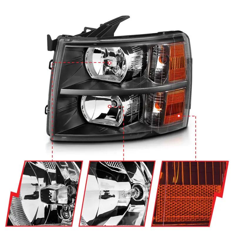 ANZO ANZ Crystal Headlights by ANZO