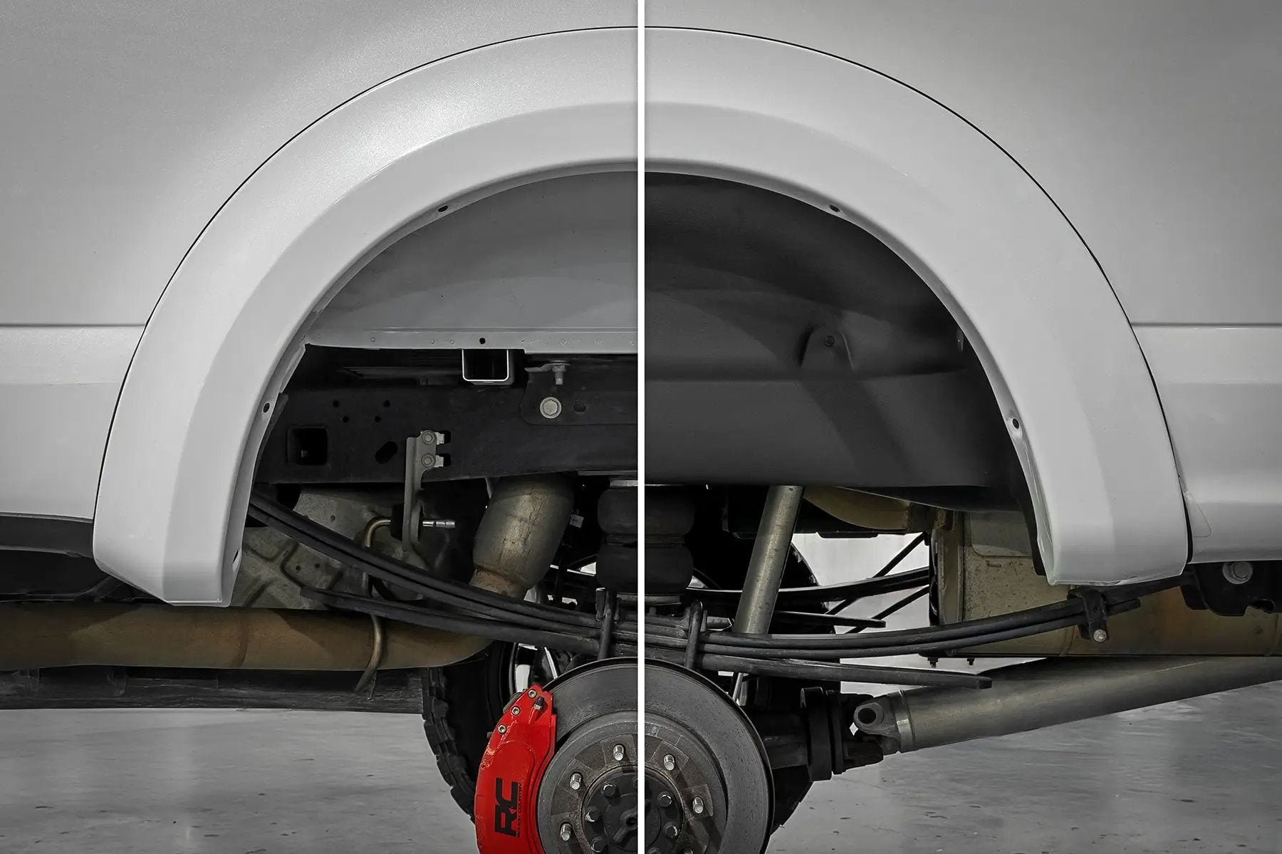 Rough Country Rear Wheel Well Liners | Ford F-250/F-350 Super Duty 2WD/4WD (2017-2026) by Rough Country