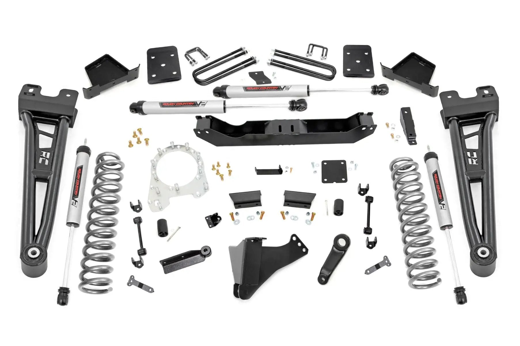 Rough Country 6 Inch Lift Kit | OVLD | V2 Shocks | Ford F-250/F-350 Super Duty 4WD (17-22) by Rough Country