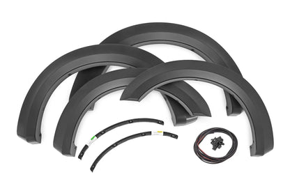 Rough Country Fender Flares | Sport | G1 Absolute Black | Ford F-250/F-350 Super Duty (17-22) by Rough Country