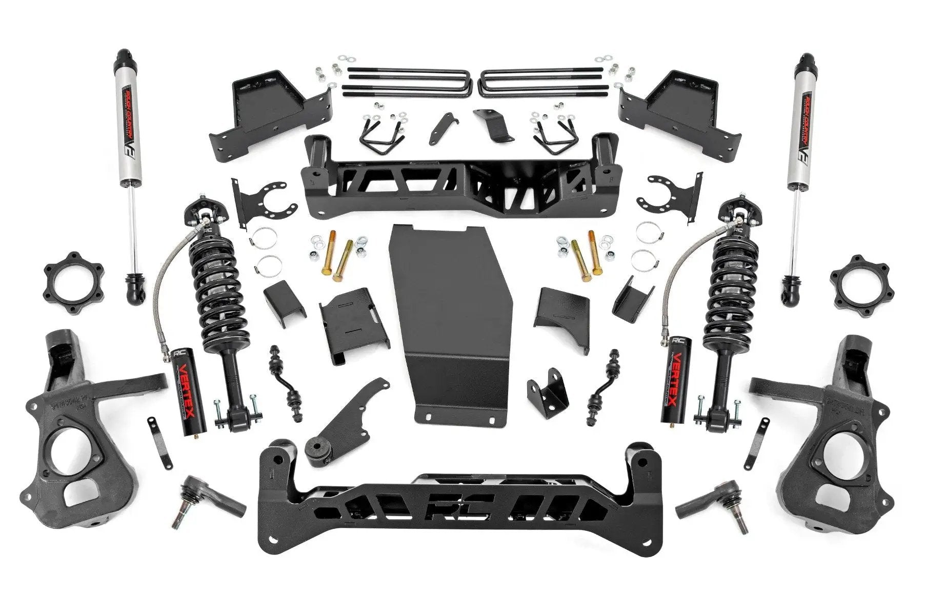 Rough Country 7 Inch Lift Kit | Alum/Stamp Steel | Vertex/V2 | Chevy/GMC 1500 (14-18 & Classic) by Rough Country