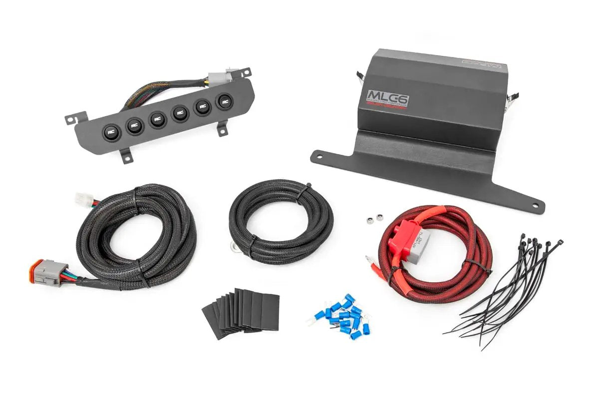 Rough Country MLC-6 | Muliple Light Controller | Lower Dash | Jeep Wrangler JL/Wrangler Unlimited (18-26) by Rough Country