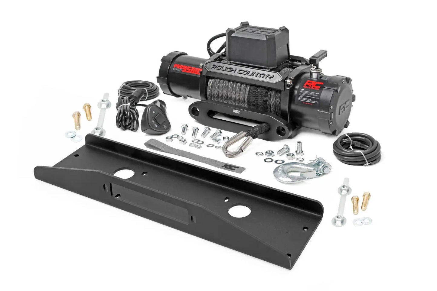 Rough Country Winch Plate | PRO9500S | Mahindra Roxor by Rough Country