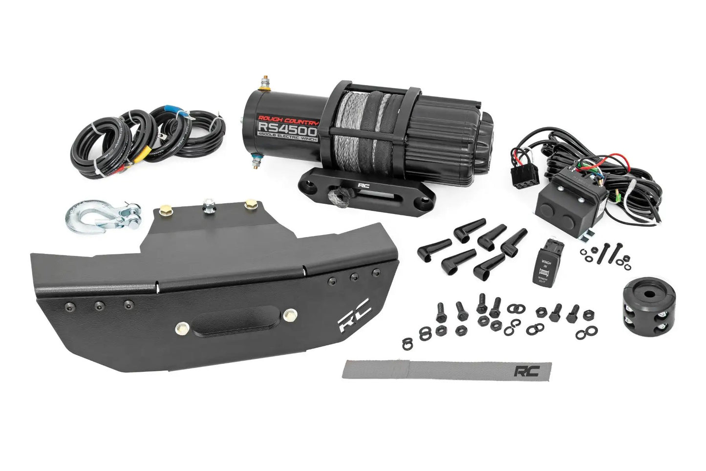 Rough Country Winch Mount | RS4500S | Polaris RZR Turbo S4 by Rough Country