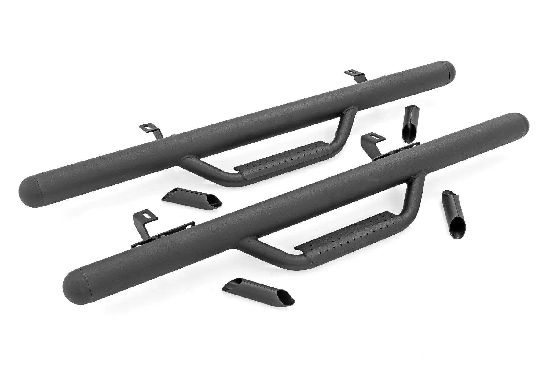 Rough Country Nerf Steps | Full Length | 2 Door | Jeep Wrangler JL 4WD (2018-2026) by Rough Country