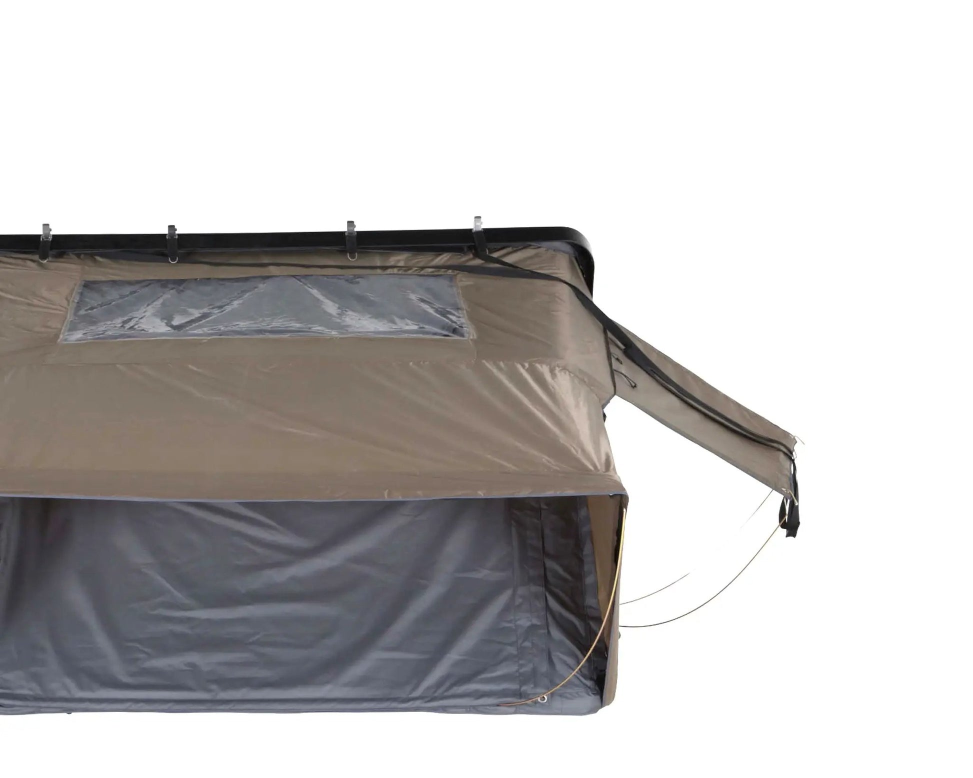 OVS HD Bushveld 4 - Cantilever Hard Shell Roof Top Tent4 Person, Grey Body & Green Rainfly by OVS