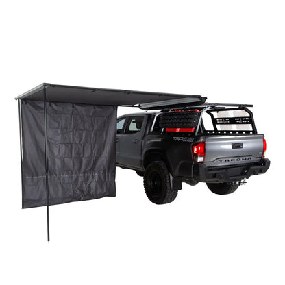 OVS HD Nomadic 2.0 - Awning Wall Front Section, 6.5' x 6.5', Grey Body, Green Trim W/Storage Bag by OVS