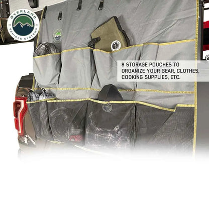 OVS HD Nomadic - Awning Organizer, Universal, Grey Body, Green Trim W/Storage Bag by OVS