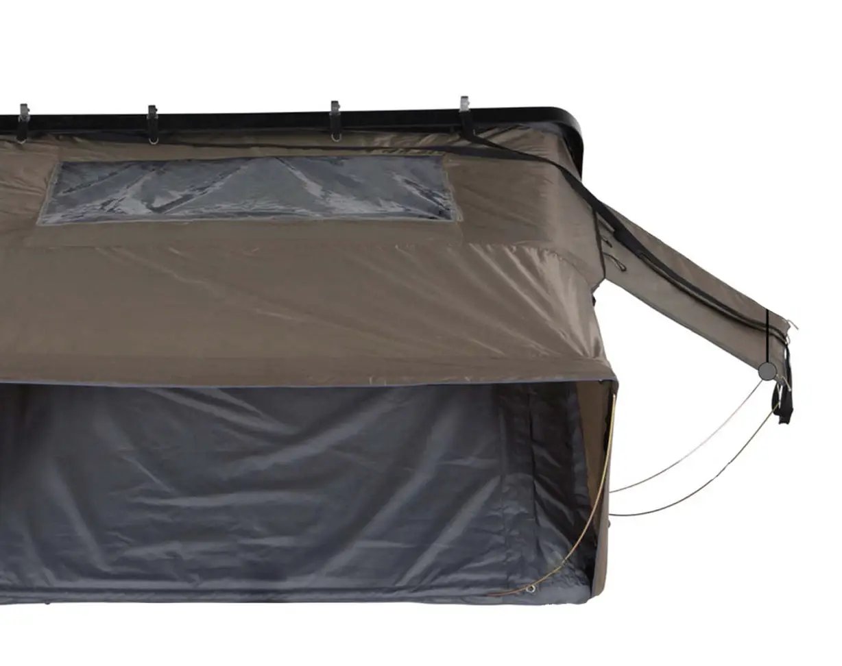 OVS HD Bushveld 2 - Cantilever Hard Shell Roof Top Tent, 2 Person, Grey Body & Green Rainfly by OVS