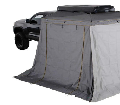 OVS HD Nomadic 270 LTE - Awning Wall 1, Driver Side, Grey Body, Green Trim W/Storage Bag by OVS