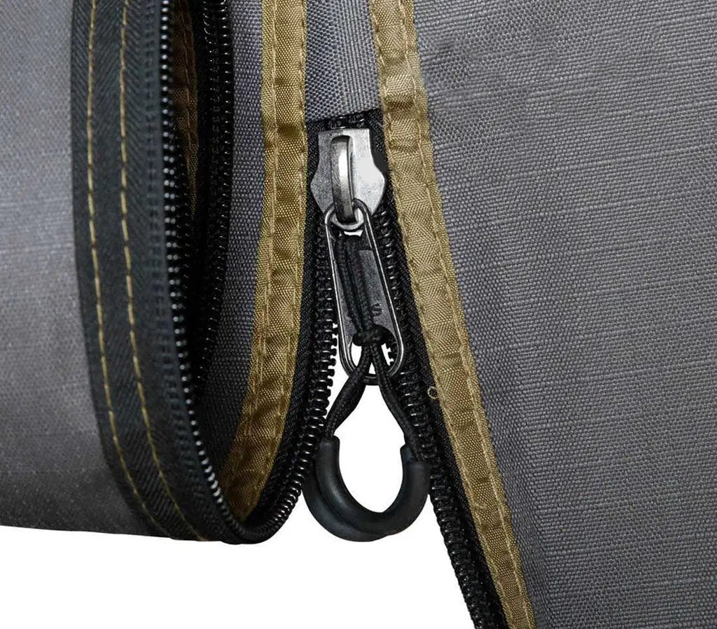 OVS HD Nomadic 270 LTE - Awning Wall 1, Driver Side, Grey Body, Green Trim W/Storage Bag by OVS