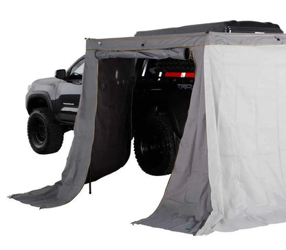 OVS HD Nomadic 270 LTE - Awning Wall 1, Driver Side, Grey Body, Green Trim W/Storage Bag by OVS