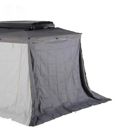 OVS HD Nomadic 270 LTE - Awning Wall 2, Driver Side, Grey Body, Green Trim W/Storage Bag by OVS