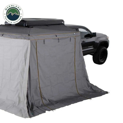 OVS HD Nomadic N4E - Soft Sided Roof Top Tent, 4 Person, Grey Body & Green Rainfly by OVS