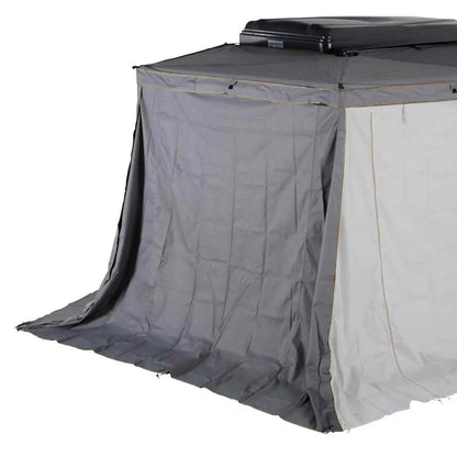 OVS HD Nomadic 270 LTE - Awning Wall 2, Passenger Side, Grey Body, Green Trim W/Storage Bag by OVS