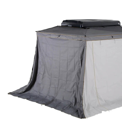 OVS HD Nomadic 270 LTE - Awning Wall 2, Passenger Side, Grey Body, Green Trim W/Storage Bag by OVS