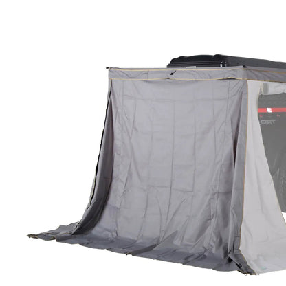 OVS HD Nomadic 270 LTE - Awning Wall 2, Passenger Side, Grey Body, Green Trim W/Storage Bag by OVS