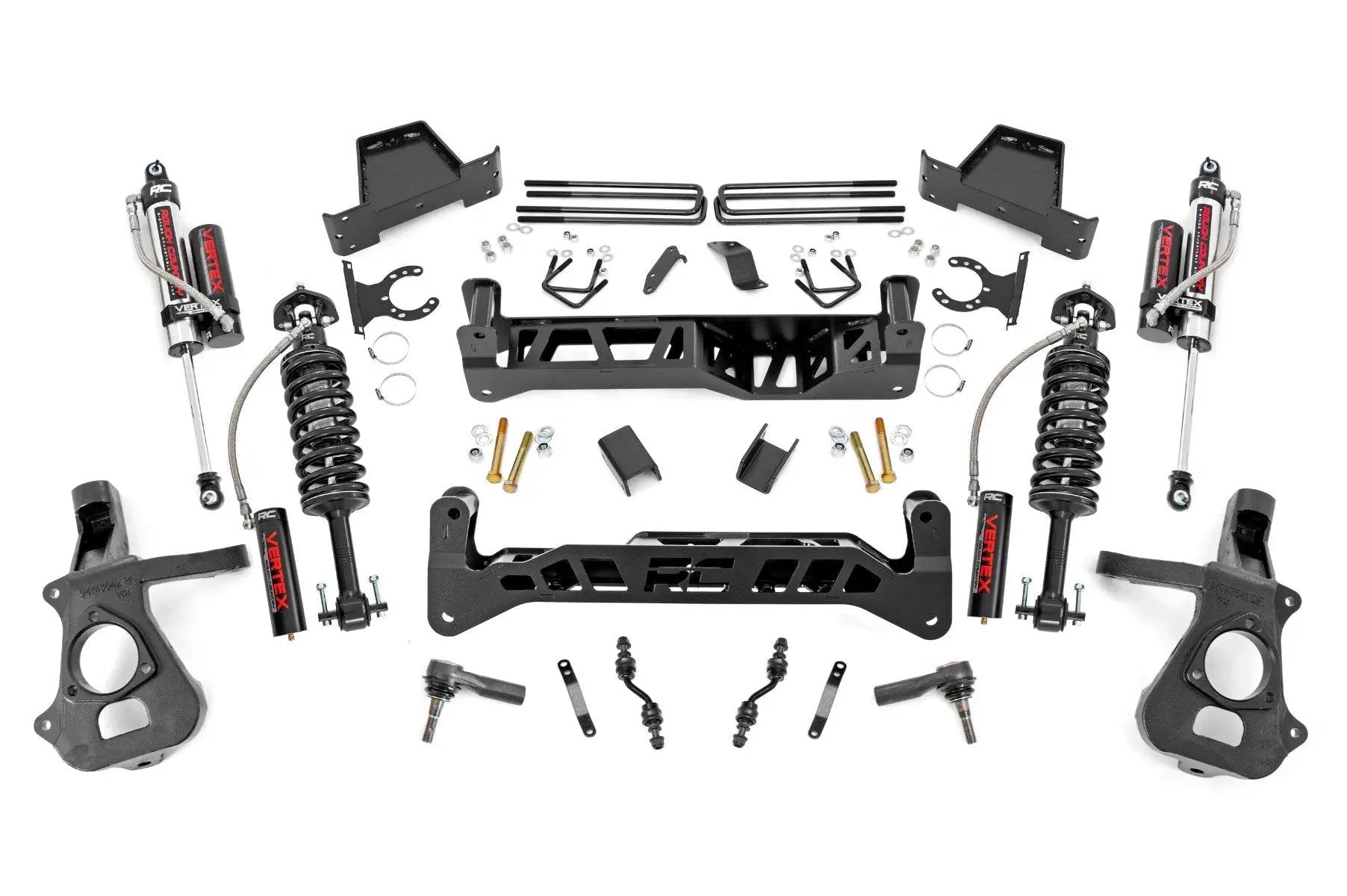 Rough Country 7 Inch Lift Kit | Alum/Stamp Steel | Vertex | Chevy/GMC 1500 (14-18 & Classic) by Rough Country