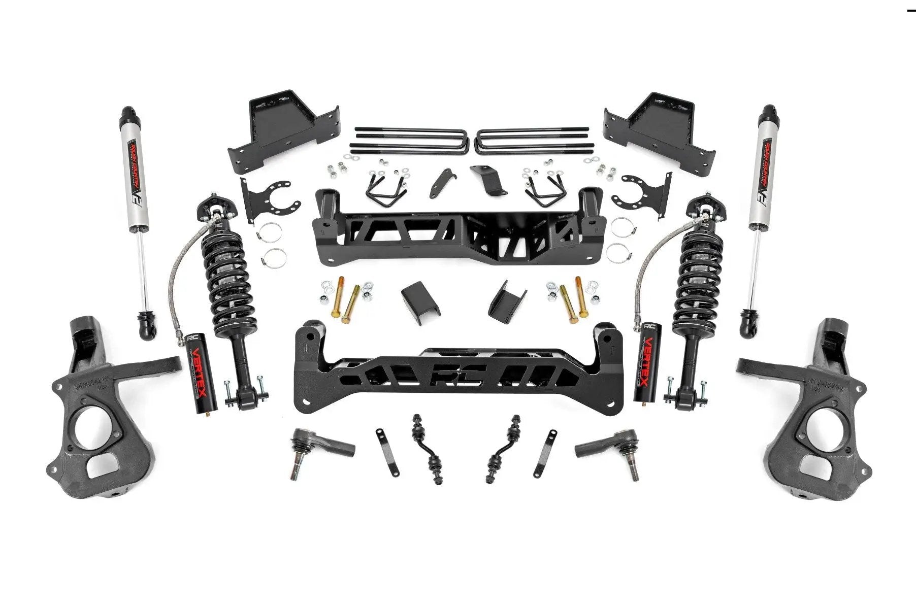 Rough Country 7 Inch Lift Kit | Cast Steel | Vertex/V2 | Chevy/GMC 1500 (14-18 & Classic) by Rough Country