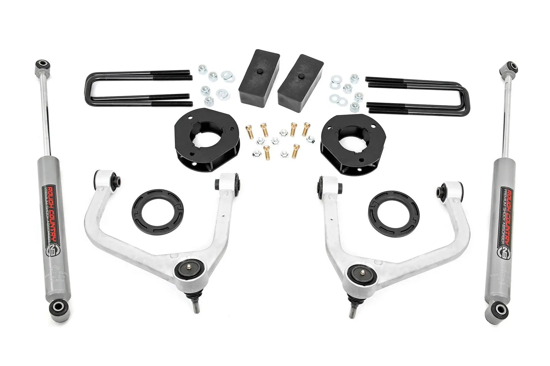 Rough Country 3.5 Inch Lift Kit | GMC Sierra 1500 2WD/4WD (2019-2025) by Rough Country