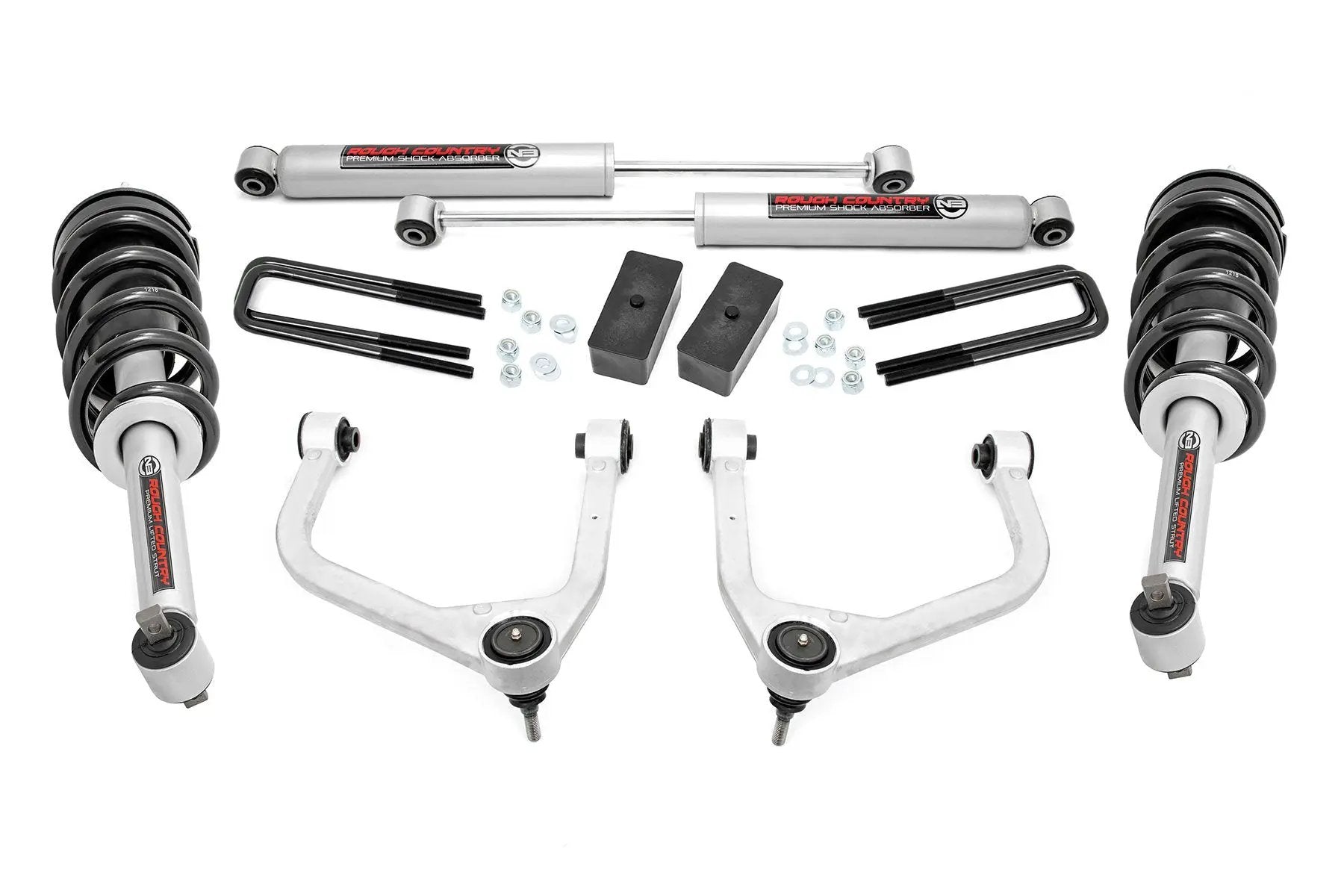 Rough Country 3.5 Inch Lift Kit | N3 Struts | GMC Sierra 1500 2WD/4WD (2019-2025) by Rough Country