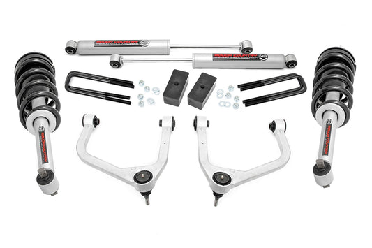 Kit de Elevación de 3.5 Pulgadas | Amortiguadores N3 | GMC Sierra 1500 2WD/4WD (2019-2025)