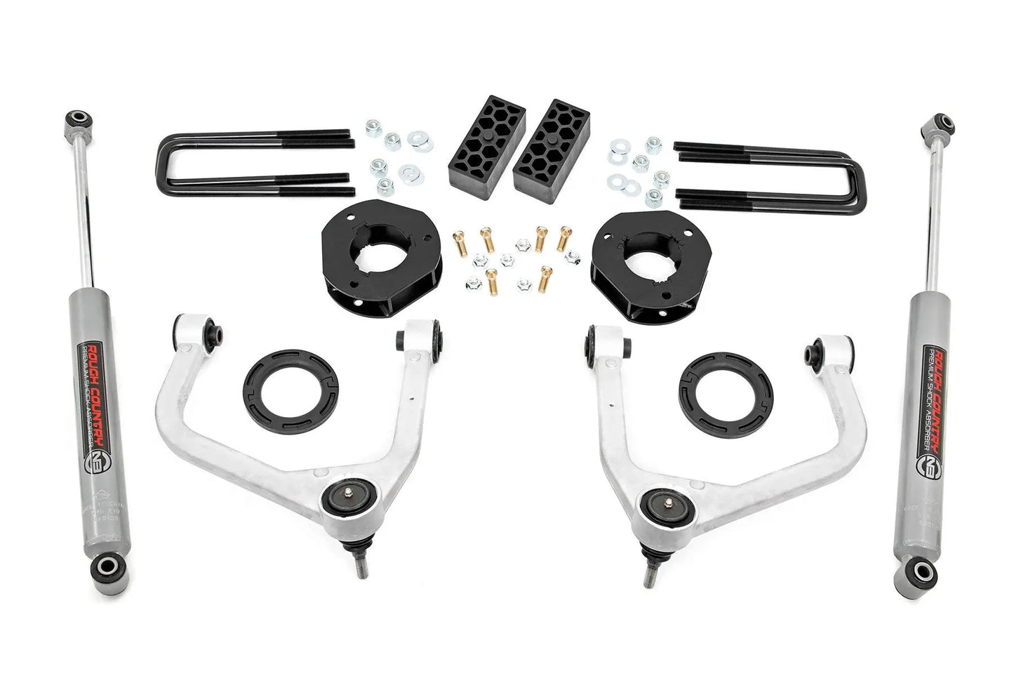 Rough Country 3.5 Inch Lift Kit | Chevy Silverado 1500 2WD/4WD (2019-2024) by Rough Country