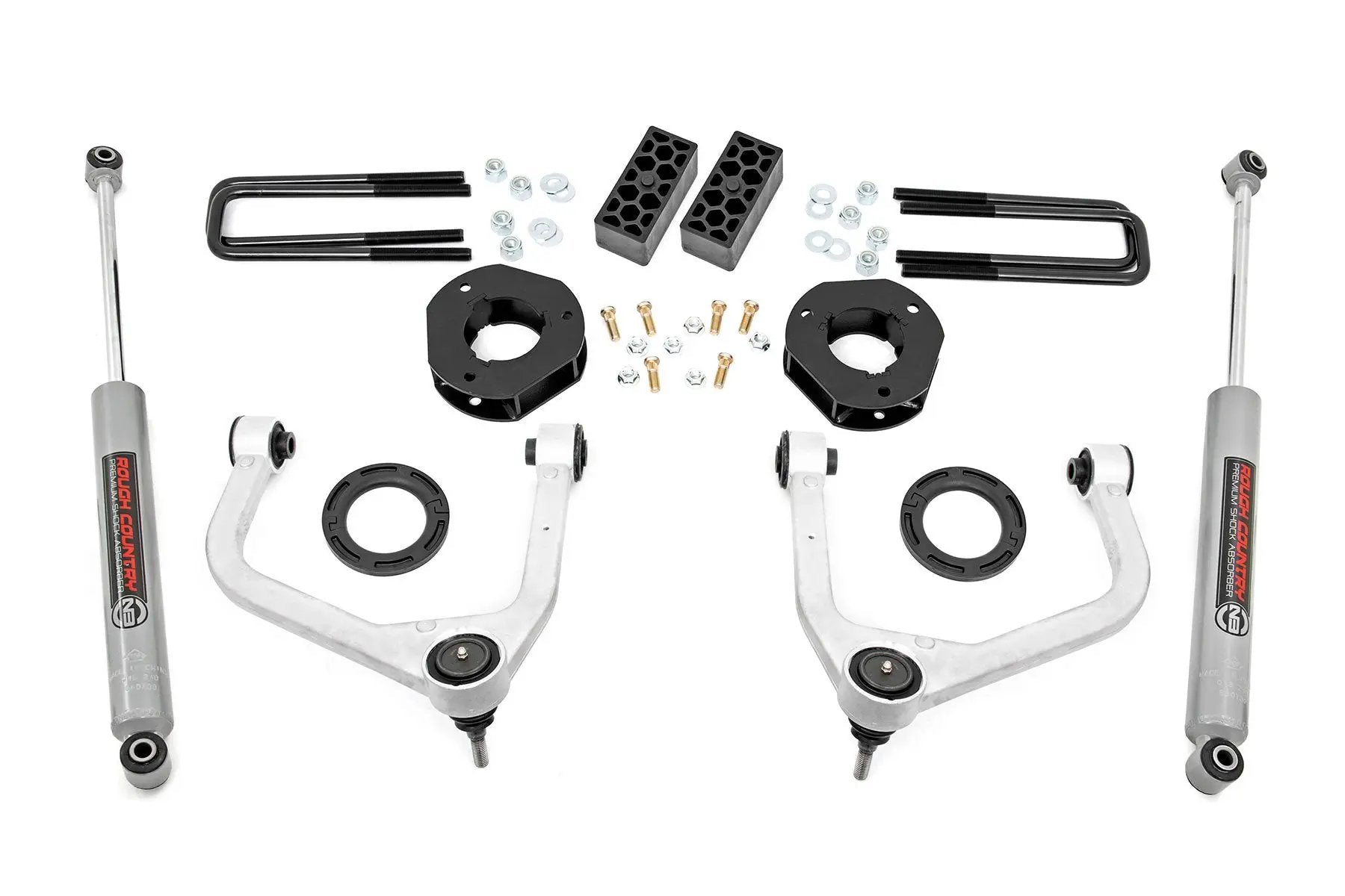 Rough Country 3.5 Inch Lift Kit | Chevy Silverado 1500 2WD/4WD (2019-2024) by Rough Country