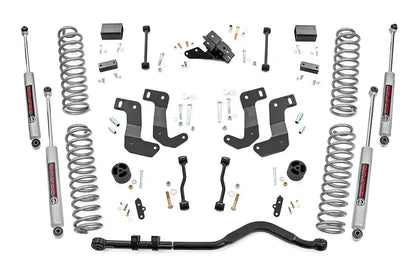Rough Country 3.5 Inch Lift Kit | C/A Drop | 4-Door | EcoDiesel | Jeep Wrangler Unlimited (20-23) by Rough Country