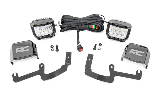 Kit de luces LED | Montaje en el capó | OSRAM de 3" | Ancho | Chevy Silverado 1500 (19-26)